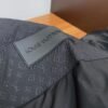 LV BLACK HOODED PUFFER COAT