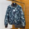 LV REVERSIBLE BLUE CAMO JACKET