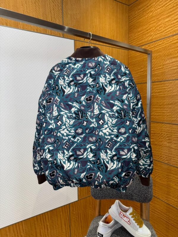 LV REVERSIBLE BLUE CAMO JACKET