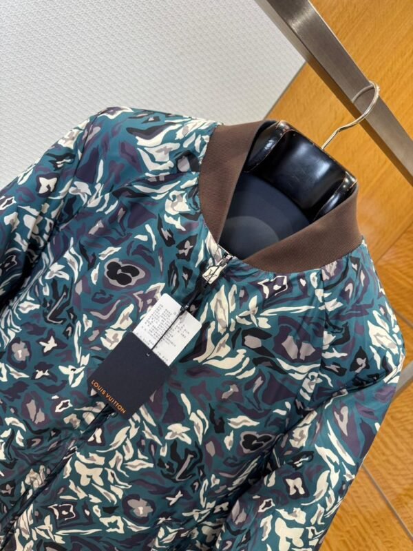 LV REVERSIBLE BLUE CAMO JACKET