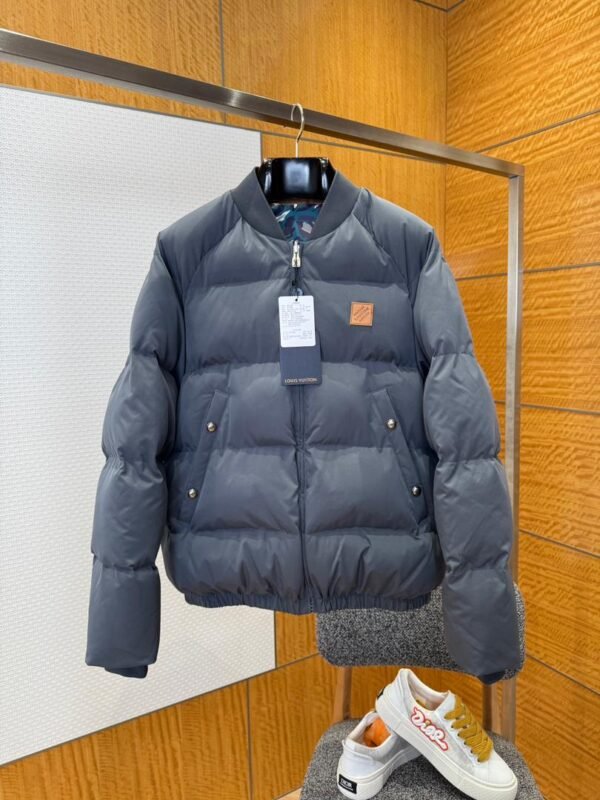 LV REVERSIBLE BLUE CAMO JACKET