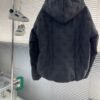 LV MONOGRAM QUILTED HOODED COAT