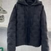 LV MONOGRAM QUILTED HOODED COAT