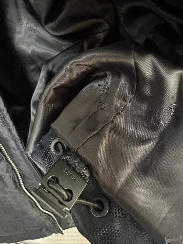 CD Quilted Puffer Jacket- Black