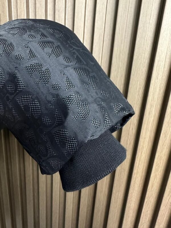 CD Quilted Puffer Jacket- Black