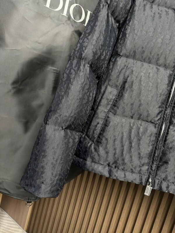 CD Quilted Puffer Jacket- Black