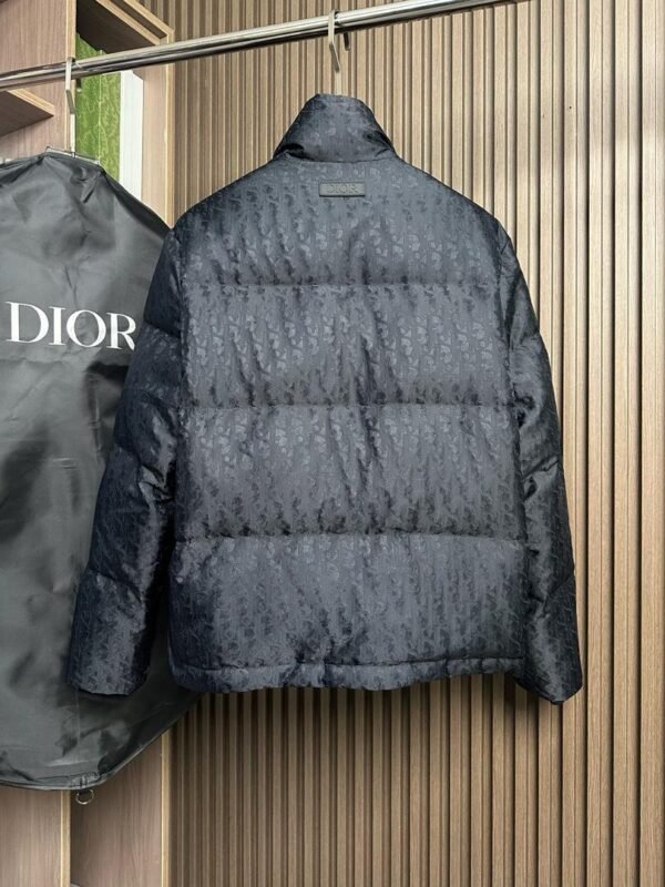 CD Quilted Puffer Jacket- Black