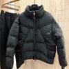 LV PUFFER COAT WITH HIGH COLLAR
