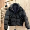LV PUFFER COAT WITH HIGH COLLAR