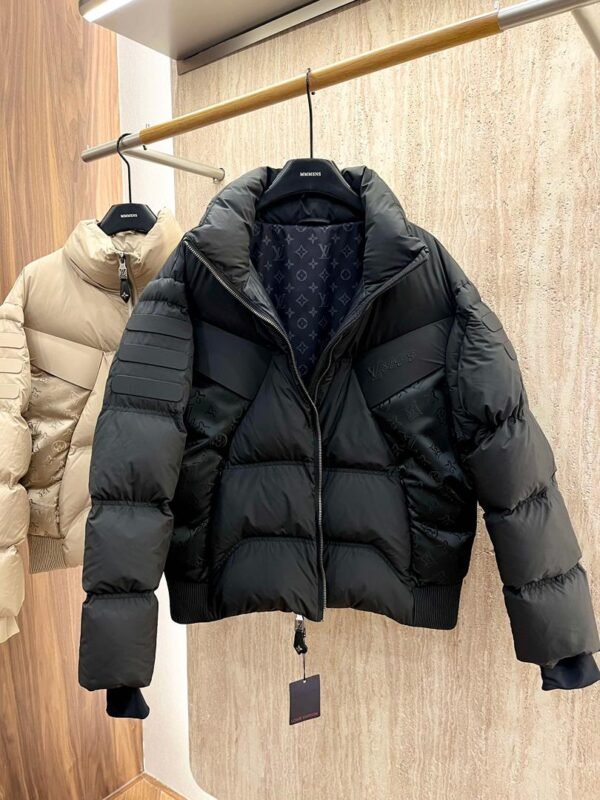 LV PUFFER COAT WITH HIGH COLLAR