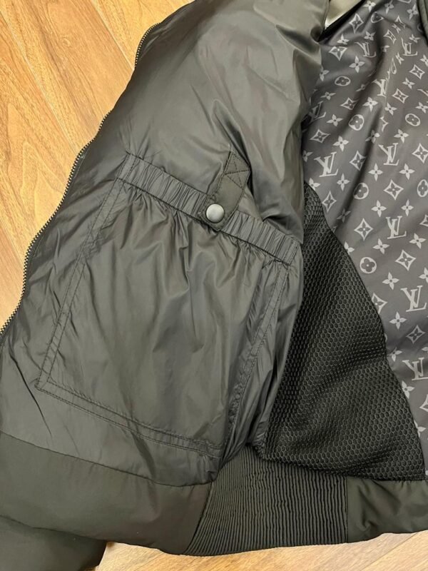 LV PUFFER COAT WITH HIGH COLLAR