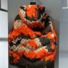 LV ORANGE MOSAIC PATTERN COAT