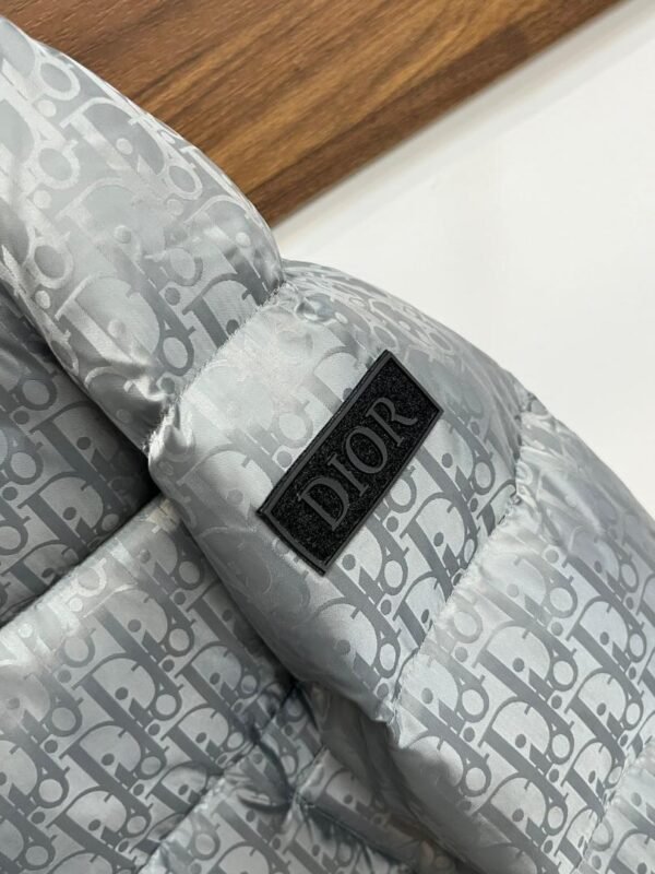 CD Quilted Puffer Jacket- Blue