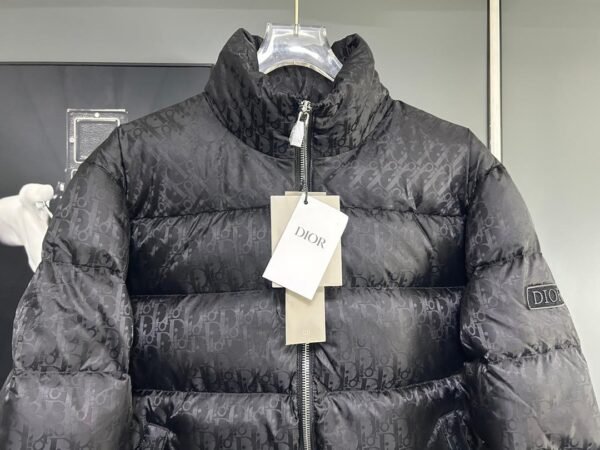 CD Quilted Puffer Jacket- Blue