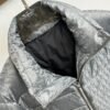 CD Quilted Puffer Jacket- Blue
