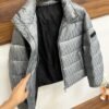 CD Quilted Puffer Jacket- Blue