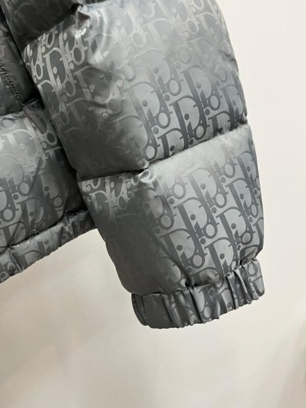 CD Quilted Puffer Jacket- Blue