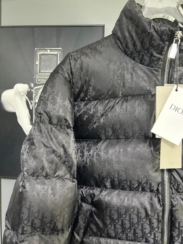 CD Quilted Puffer Jacket- Blue