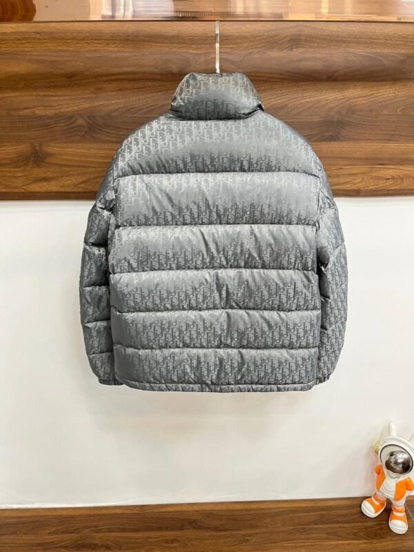 CD Quilted Puffer Jacket- Blue