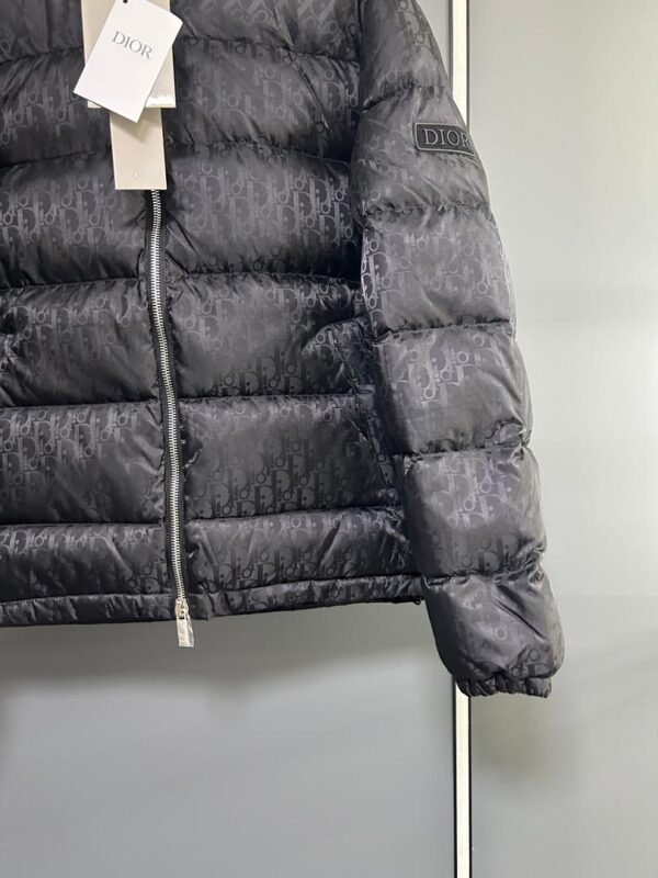 CD Quilted Puffer Jacket- Blue
