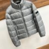 CD Quilted Puffer Jacket- Blue