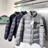 CD Quilted Puffer Jacket- Blue