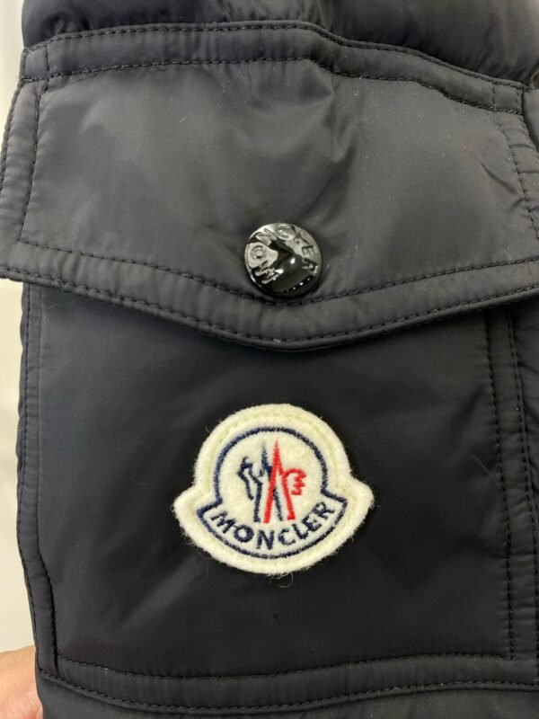 MNCLR HOODED WITH FUR TRIM BLUE