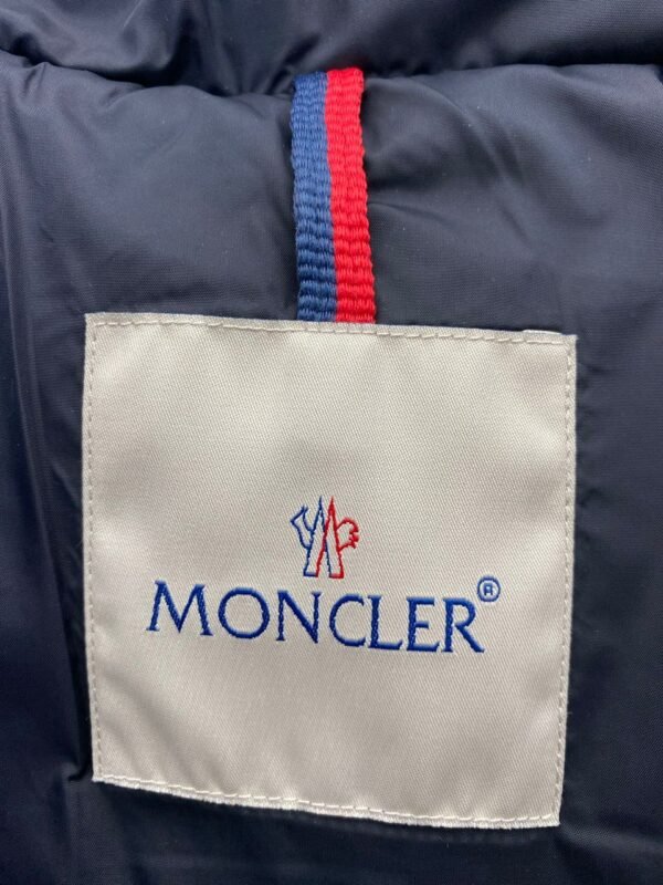 MNCLR HOODED WITH FUR TRIM BLUE