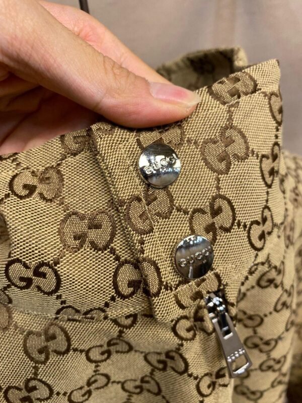 GCCI JUMBO CANVAS BEIGE JACKET