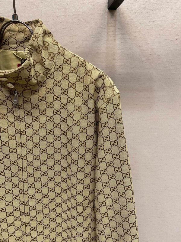 GCCI JUMBO CANVAS BEIGE JACKET