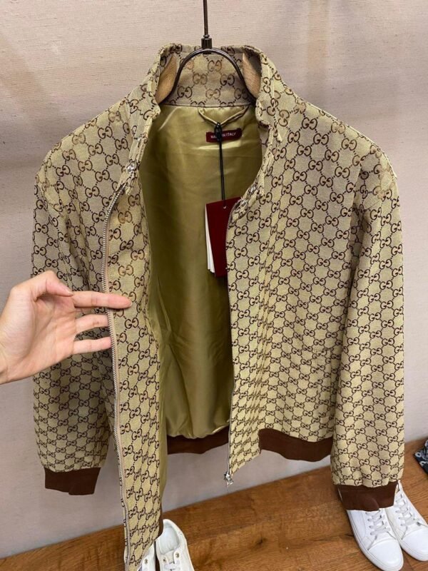 GCCI JUMBO CANVAS BEIGE JACKET