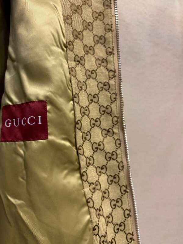 GCCI JUMBO CANVAS BEIGE JACKET