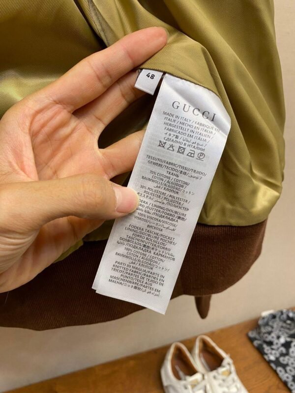 GCCI JUMBO CANVAS BEIGE JACKET