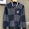 LV DAMIER QUILTED COTTON BLUE