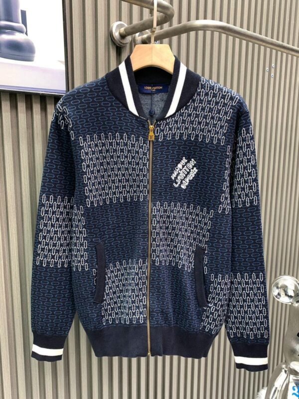 LV DAMIER QUILTED COTTON BLUE