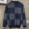 LV DAMIER QUILTED COTTON BLUE