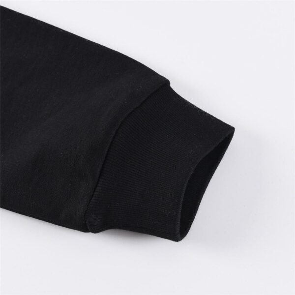 GCCI HALF-ZIP HOODIE BLACK