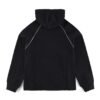 GCCI HALF-ZIP HOODIE BLACK