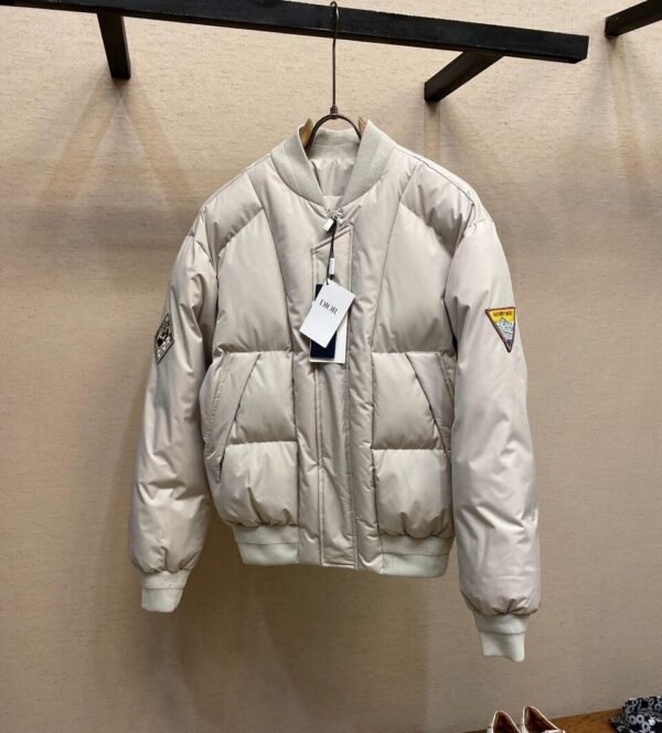 CD OFF WHITE BOMBER STYLE JACKET