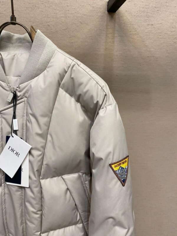 CD OFF WHITE BOMBER STYLE JACKET