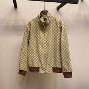 GCCI JUMBO CANVAS BEIGE JACKET