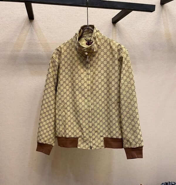 GCCI JUMBO CANVAS BEIGE JACKET