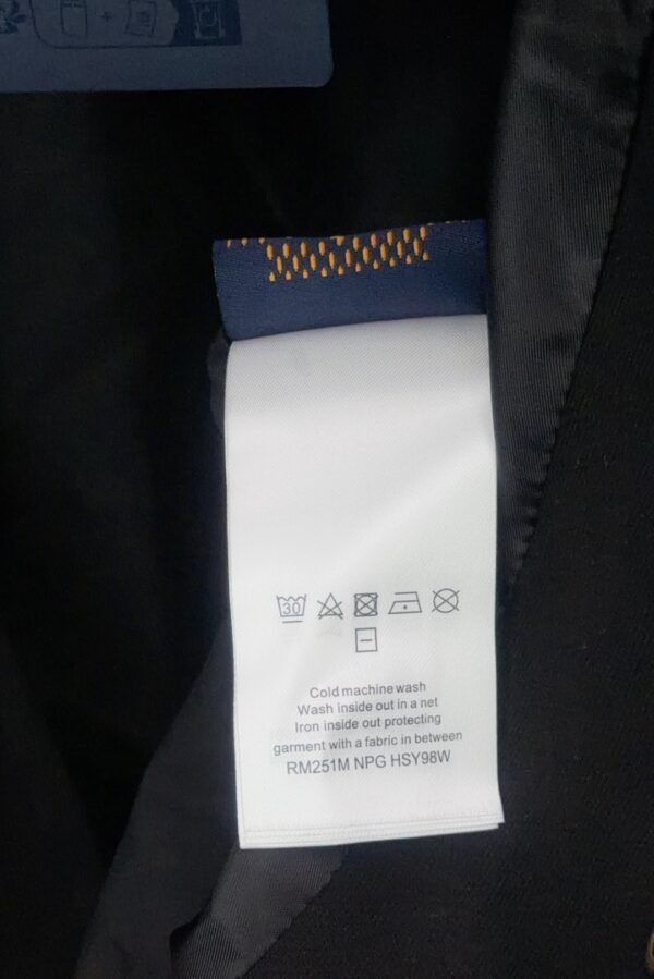 LVE COTTON VARSITY BLACK AND WHITE SLEEVES