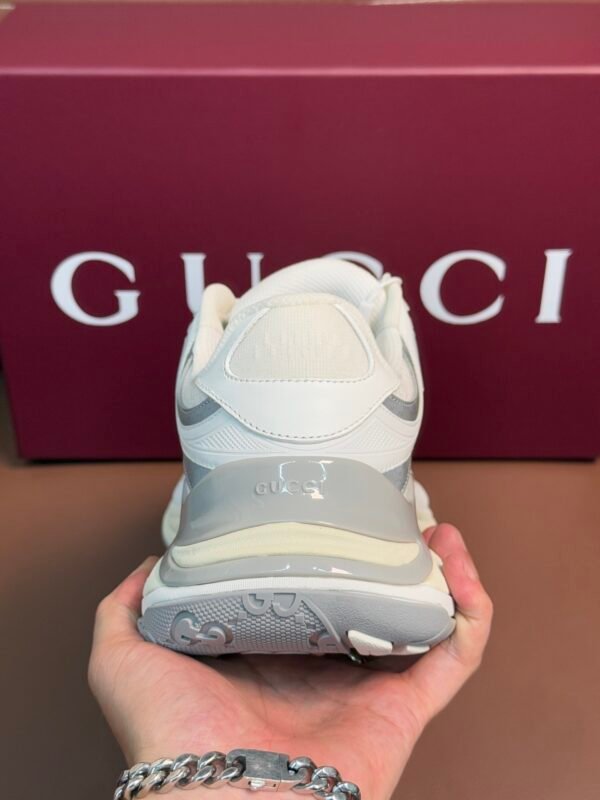 GCCI Chunky Trainers with Layered Panel Design - Grey/White