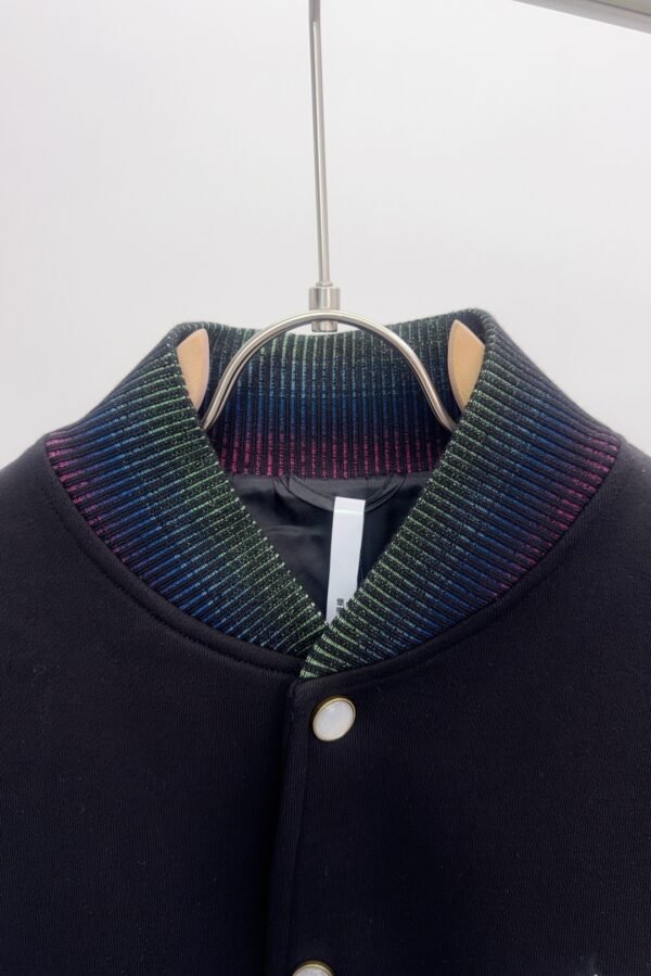 LVE COTTON VARSITY BLACK AND WHITE SLEEVES