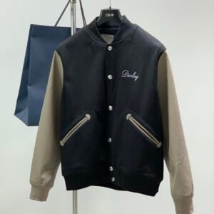 CD VARSITY JACKET - Black