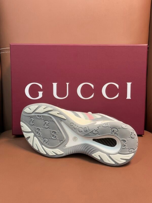 GCCI Chunky Trainers with Layered Panel Design - Grey/White