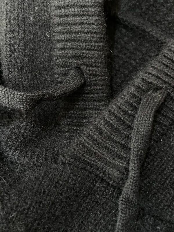 HRMS Knit Pullover Hoodie - Black