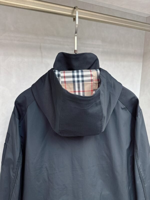 BRBY Black Hooded Jacket