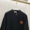 HRMS Knit Jumper with Embroidered Logo Detail - Black